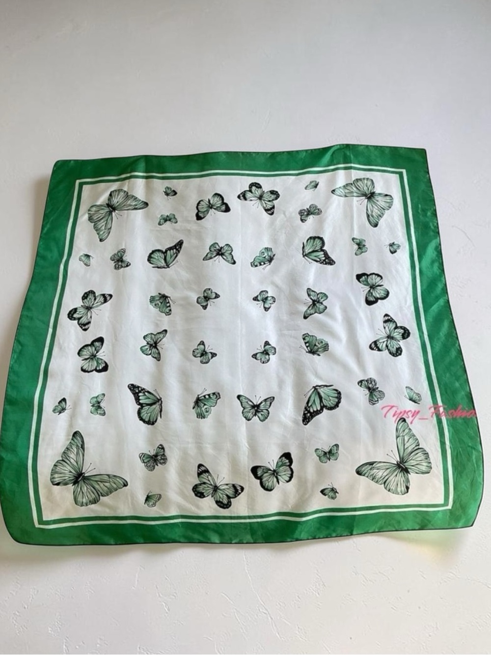 Butterfly Print Scarf Twilly